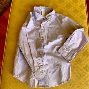 Janie and Jack light purple button down shirt. Size 4. EUC